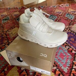 On Running Women's All-White Cloudnova Sneakers